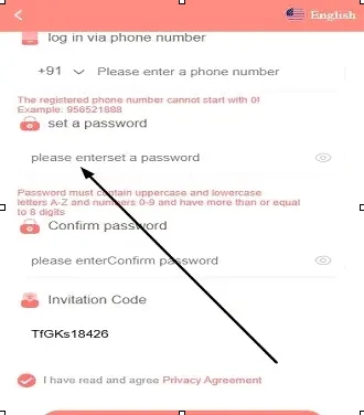 Create a strong password