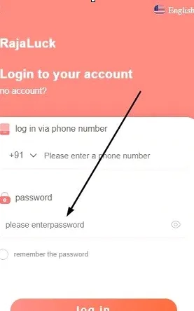 Input your password